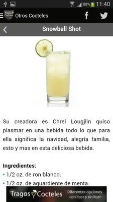 Tragos y Cocteles android App screenshot 0