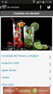 Tragos y Cocteles android App screenshot 3