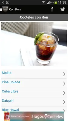 Tragos y Cocteles android App screenshot 4